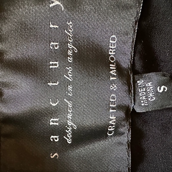 Sanctuary lined plaid zip up jacket. Size small - Picture 8 of 9